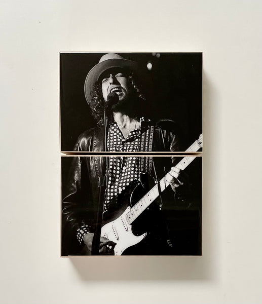 BOB DYLAN - on the mic