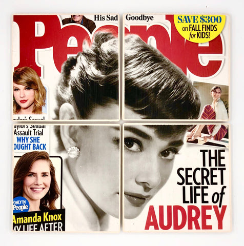 COASTERS - Audrey Hepburn People Magazine