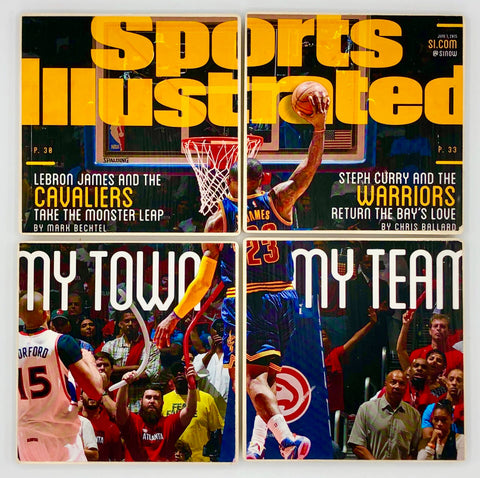 COASTERS - LeBron dunks Sports Illustrated 2015